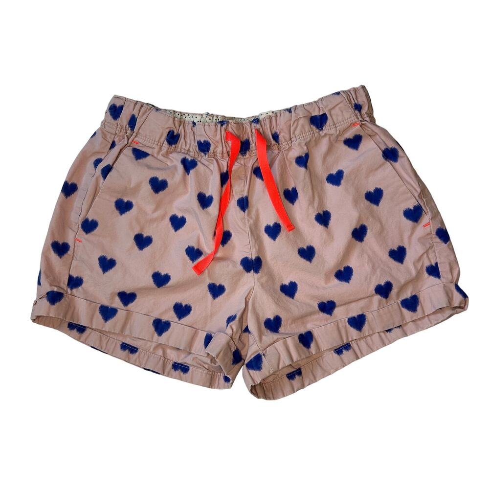 Crewcuts Girls Pink Hearts Chino Shorts 10Y